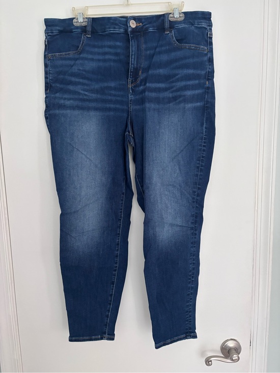 American Eagle Outfitters Denim - American Eagle Dark Blue Hi-Rise Stretch Skinny Jeans